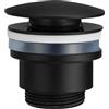 IMEX Rubinetteria IMEX - Piletta click clack NERO - VCC008
