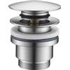 IMEX Rubinetteria IMEX - Piletta click clack SPAZZOLATO - VCC012