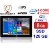 Intel TABLET PC VIDEO 10 POLLICI INTEL N4000 WINDOWS 10 RAM 8GB ROM 128GB HDMI USB3