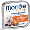 *Monge Monge Dog Fresh Tacchino 100Gr Pate E Bocconcini Vaschetta