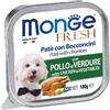 *Monge Monge Dog Fresh Pollo Verdure 100Gr Pate E Bocconcini Vaschetta