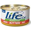 *Life Pet Care Life Cat Natural Kitten Manzo