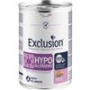*Exclusion EXCLUSION HYPOALLERGENIC DIET PER PUPPY CON MAIALE E PISELLI BARATTOLO 200 G
