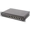 DIGITUS Switch Gigabit Ethernet PoE+ - 10 pollici - 8 porte - L2+ gestito - IEEE