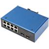 Digitus Digitus Switch Fast Ethernet PoE industriale a 8+2 porte DN-651147