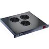 Intellinet Ventole per Rack 19 3 Ventole con Termostato Nero I-CASE 19-FANBK