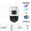 IMOU IPC-S7XEP-10M0WED-0360B-IMOU - Telecamera Cruiser Dual Lens 2 Wireless IP 10MP 3K Full Colour 3.6mm PT e WI-FI - Imou