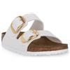 BIRKENSTOCK ARIZONA WHITE PATENT BIG BUCK CAL S