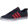adidas Vs Pace, Scarpe da Ginnastica Basse Uomo, Blu (Blue Navy/White/Acid Red), 40 2/3 EU