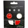 Gioteck - Tappi Pulsanti in Silicone - Copertura Joystick Xbox One - Antiscivolo Per Controller - Protezione Per Xbox One - Colore Rosso e Bianco - Classics - Xbox One