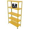 Grima SCAFFALE IN METALLO "GIALLO" ETTORE KIT BULLONI 100 X 40 X H187 CM CON 5 PIANI