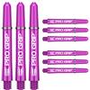TARGET Darts Aste PRO Grip - Set di 9 | Giallo, Corto (34 mm) | Steli per Freccette, Accessori Professionali per Freccette, Confezione Multipla 2BA con Anelli