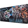 SUBSONIC - Tappetino per Mouse XXL Batman - Story | Licenza Ufficiale, 90x40 cm Ideale per Gaming, Superficie Liscia, Base Antiscivolo, Tessuto Idrorepellente, Bordi Cuciti
