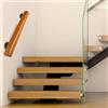 Yowikuw 90cm Corrimano Legno per Scale Interne, Ringhiera A Muro Per Anziani, Passamano Moderno Capacità di Carico 180KG, Maniglie Antiscivolo Supporto di Sicurezza per Casa, Corridoio, Soppalchi, Terrazze