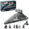 LEGO Star Wars Imperial Star Destroyer, Astronave Giocattolo da Costruire con Mi