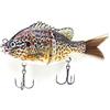 ods lure ODS Glide Bait Bionic Joint Artificial Swimbait con coda in fibra Bluegill Sunfish (colore 01)