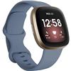 FunBand Cinturino Compatibile per Fitbit Versa 4 / Versa 3 / Fitbit Sense, Cinturino Sostitutivo in Silicone Sportivo Morbido Cinturino Cinturino per Fitbit Versa 4 / Versa 3 / Fitbit Sense