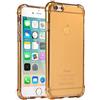 Jenuos Cover iPhone 6 Plus / 6S Plus, Custodia Trasparente Antiurto Paraurti Silicone Trasparente Cover TPU per iPhone 6 Plus / 6S Plus 5.5 - Oro (6P-TPU-GD)