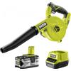 Ryobi R18TB-0 - Soffiatore a batteria compatto 18V 4Ah