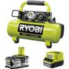 Ryobi R18AC-0 - Compressore portatile a batteria - 18V - 4Ah