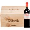 Grattamacco | Toscana L'Alberello Rosso Toscana IGT 2021 (BIO) 6 bottiglie in cassetta di legno 4,5 l