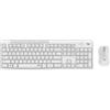 Logitech Tastiera Wireless e Mouse Ottico 3 Tasti colore Bianco - 920-009821 MK295 Silent Wireless Combo