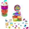 Polly Pocket - Playset Cofanetto a Forma di Frullato Tropicale, a Tema Parco Acquatico, 3 Piani e Tanti Accessori, Giocattolo per Bambini 4+Anni, HFP99