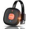AT-Mizhi Adattatore per display HDMI wireless 4K HDR HDMI con display mirroring Dongle Wifi HDMI adattatore connettore supporto Miracast/DLNA/Airplay per Android/IOS/Windows/Mac OS/HDTV/monitor/proiettore