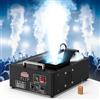 DELIBANG 24 LED Macchina del Fumo Portatile, 1800W Macchine Fumo Discoteca Luci LED RGBW e Telecomando Wireless, Fog Machine per DJ Feste Nozze Halloween Natale e Effetti su Palco