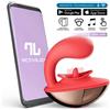 InToYou App Series Rondy Vibrating & Licking Tongue Stimulator with App Red