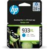 HP CARTUCCIA ORIGINALE HP OFFICEJET 6100 933XL CN054AE CIANO