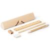 Articoli personalizzate. Set da scrittura in legno naturale SAKIS - personalizzate o neutre
