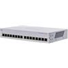 Cisco CBS110, Non gestito, L2, Gigabit Ethernet (10/100/1000), Full duplex, Montaggio rack, 1U CBS110-16T-EU