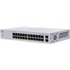 Cisco CBS110, Non gestito, L2, Gigabit Ethernet (10/100/1000), Full duplex, Montaggio rack, 1U CBS110-24T-EU