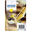 EPSON SUPPLIES Epson Pen and crossword Cartuccia Penna e cruciverba Giallo Inchiostri DURABrite Ultra 16XL, Resa elevata (XL), Giallo, Inchiostro a base di pigmento, 6,5 ml, 1 pz, 450 pagine C13T16344012