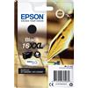 EPSON SUPPLIES Epson Cartuccia Penna e cruciverba Nero Inchiostri DURABrite Ultra 16XXL, Resa extra elevata (super), Nero, Inchiostro a base di pigmento, 21,6 ml, 1 pz, 1000 pagine C13T16814012