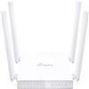 TP-Link ARCHER C24, Wi-Fi 5 (802.11ac), Dual-band (2.4 GHz/5 GHz), Collegamento ethernet LAN, Bianco, Router da tavolo ARCHER C24