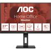 AOC E3 27E3QAF, 68,6 cm (27), 1920 x 1080 Pixel, Full HD, LED, 4 ms, Nero 27E3QAF