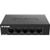 D-Link DGS-105GL/E, Non gestito, Gigabit Ethernet (10/100/1000) DGS-105GL