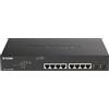 D-Link DGS-1100-10MPV2, Gestito, L2, Gigabit Ethernet (10/100/1000), Supporto Power over Ethernet (PoE), Montaggio rack, 1U DGS-1100-10MPV2