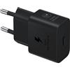 Samsung Caricabatterie USB Type-C Super Fast Charging (25W), Interno, USB, Nero EP-T2510NBEGEU