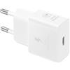 Samsung Caricabatterie USB Type-C Super Fast Charging (25W), Interno, USB, Bianco EP-T2510NWEGEU