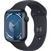 Apple Watch Series 9 GPS Cassa 45mm in Alluminio Mezzanotte con Cinturino Sport Mezzanotte - M/L, Touch screen, 64 GB, Wi-Fi, GPS (satellitare), 38,7 g MR9A3QL/A