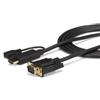 StarTech.com Cavo Convertitore attivo HDMI a VGA - Adattatore HDMI a VGA M/M - 1920x1200 / 1080p da 91cm, 0,9 m, VGA (D-Sub), HDMI + Micro USB, Maschio, Maschio/Femmina, Dritto HD2VGAMM3