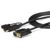 StarTech.com Cavo Convertitore attivo HDMI a VGA - Adattatore HDMI a VGA M/M - 1920x1200 / 1080p da 1,8m, 1,9 m, VGA (D-Sub), HDMI + Micro USB, Maschio, Maschio/Femmina, Dritto HD2VGAMM6