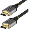 StarTech.com Cavo HDMI 2.0 4K da 2 m - Cavo premium HDMI Ultra HD 4K 60Hz ad alta velocità con Ethernet - HDR10, ARC - Cavo video certificato HDMI UHD per monitor/TV/Display - M/M, 2 m, HDMI tipo A (Standard), HDMI tipo A (Standard), Compatibilità 3D, 18