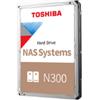 Toshiba N300 NAS, 3.5, 6 TB, 7200 Giri/min HDWG460UZSVA