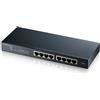 Zyxel GS1900-8, Gestito, L2, Gigabit Ethernet (10/100/1000), Full duplex, Montaggio rack GS1900-8-EU0102F