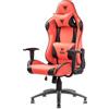 itek PLAYCOM PM20, Sedia per gaming universale, 140 kg, Seduta imbottita, Schienale imbottito, Universale, Nero, Rosso ITCGPM20BR