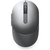 DELL Mouse senza fili Mobile Pro - MS5120W - Grigio titanio, Ambidestro, Ottico, RF senza fili + Bluetooth, 1600 DPI, Grigio, Titanio MS5120W-GY